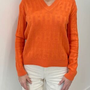 Authentic Hermes "H" Long Sleeve Pullover
